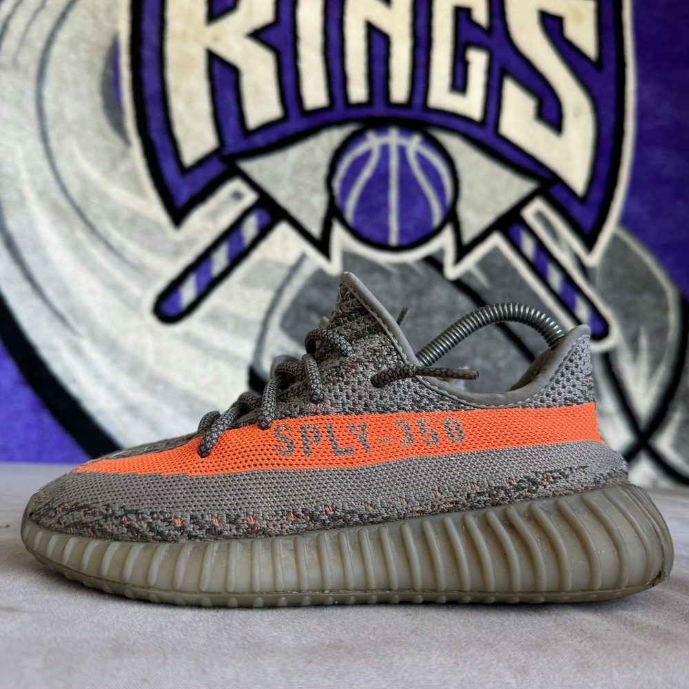 Size 5.5 - adidas Yeezy Boost 350 V2 Beluga Reflective Gray Orange GW1229